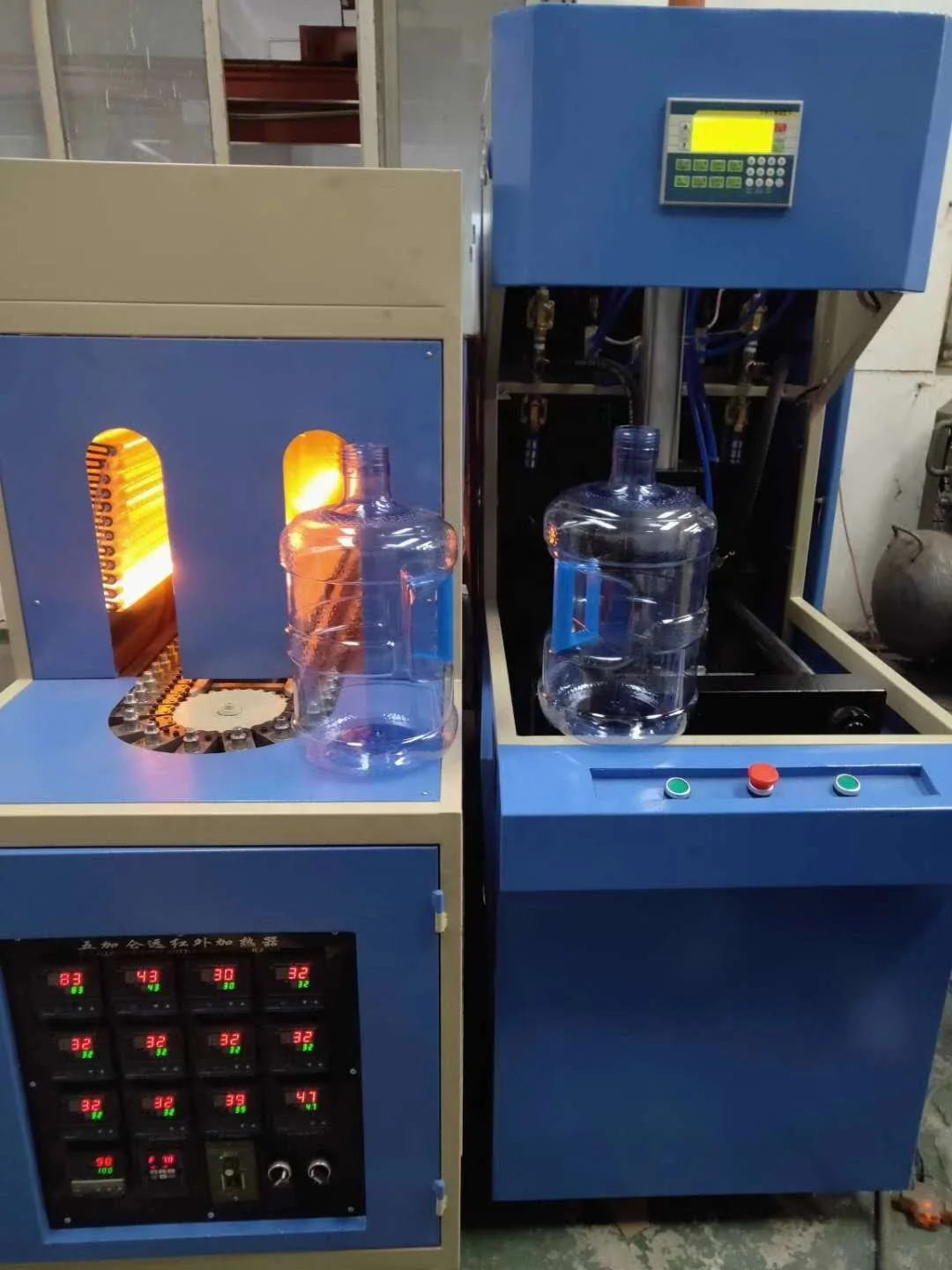 Factory Price 10l 20L Liter 3 5gallon Big Water PET Bottle Making Semi Auto Automatic Stretch Blow Blowing Molding Machine
