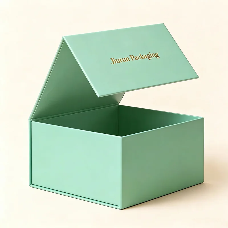 Premium Custom Logo Luxury Large Matte Rigid Paper Cardboard Black Foldable Empty Magnetic Folding Closure Gift Box Packaging supplier