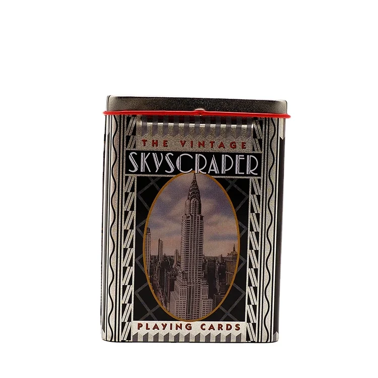 Custom Embossed Packaging Playing Cards Tin Box Buy Custom Tin Box