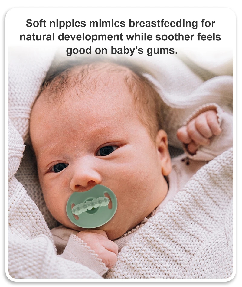 Personalized Bpa Free Silicone Pacifiers Soother Baby Nipple For