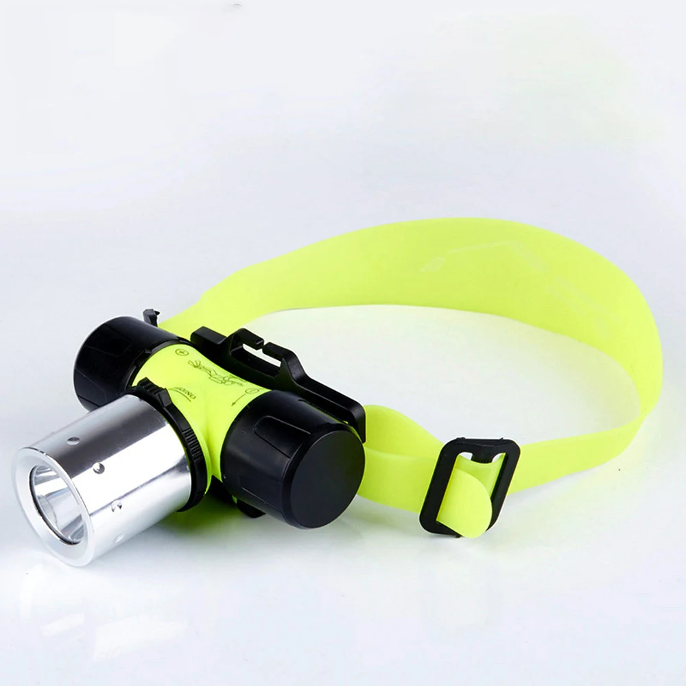 Lampe Frontale De Plongée IPX8 - LED Rechargeable, 350m Portée, Étanche 80m Pour Plongée, Snorkeling