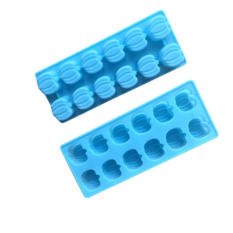 AUOCATTAIL Set 2 Stampi In Silicone Per Halloween - Zucca, Fantasma, Pipistrello Per Cioccolato, Sapone Fai Da Te - 2