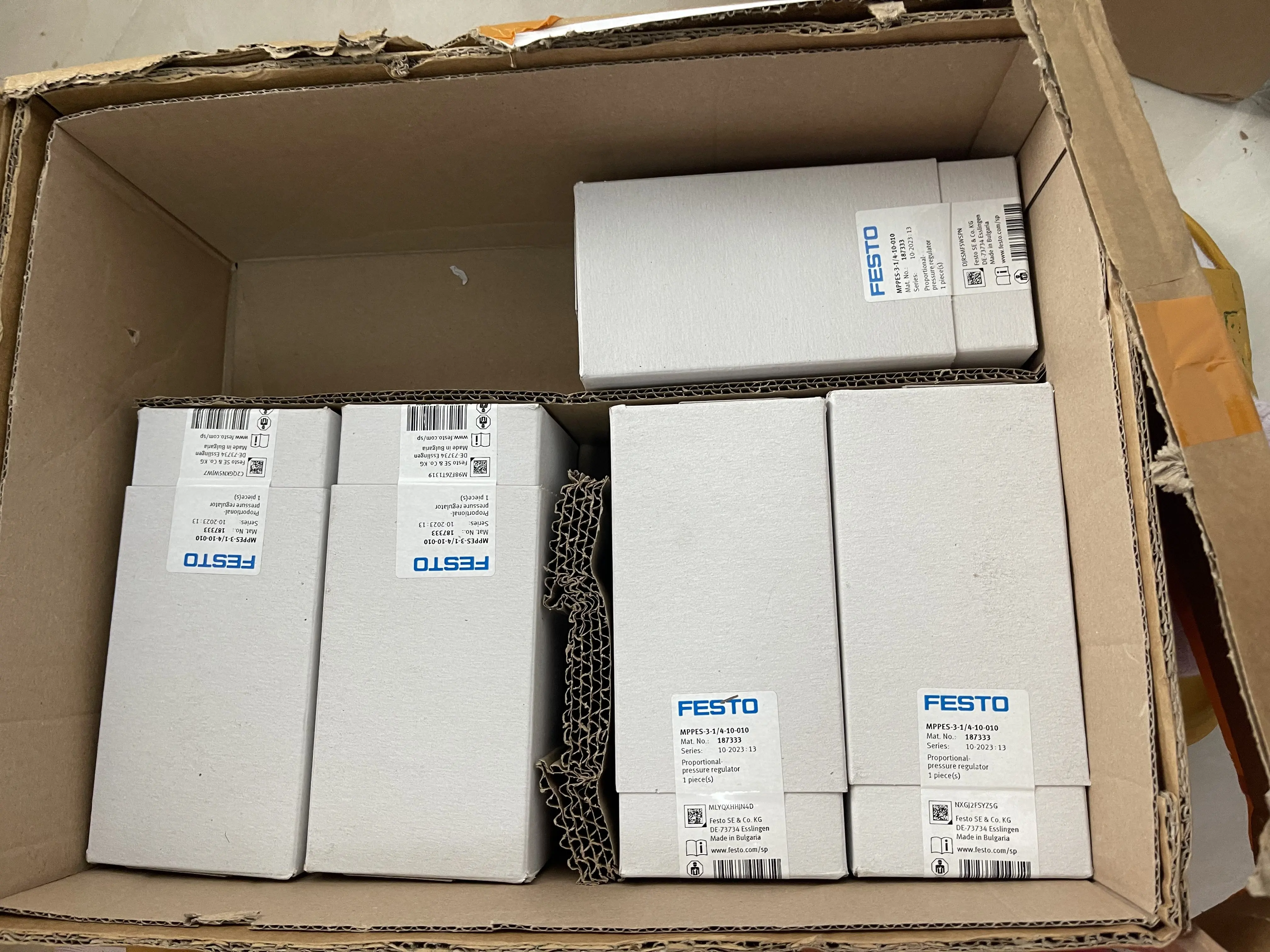 Festo Proportional Pressure Regulator MPPES-3-1/4-10-010 Festo Proportional Pressure Regulator MPPES-3-1/4-10-010