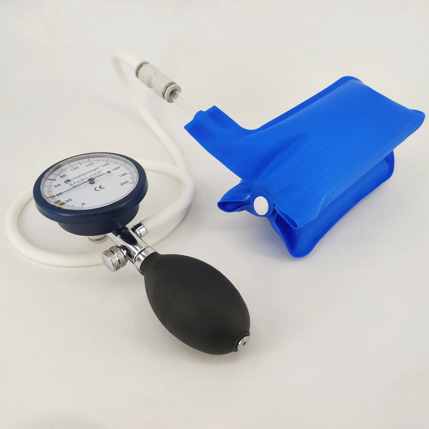 Chattanooga Stabilizer with Fully Customized Print on the Faceplate and Standard 200mmHg Pressure Gauge