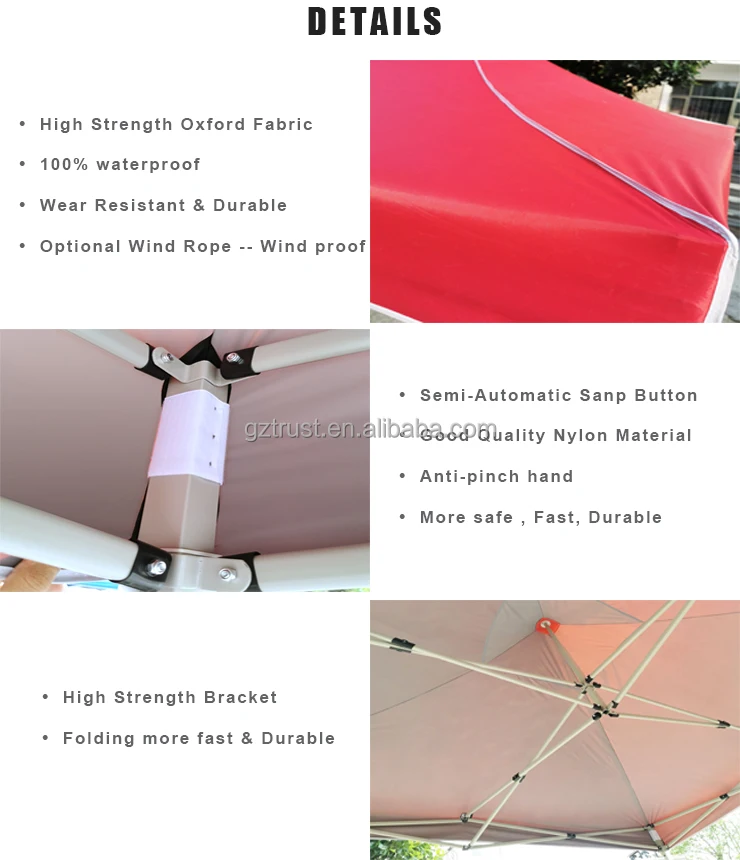 Portable car parking outdoor 3x3 event wedding party tent folding tent