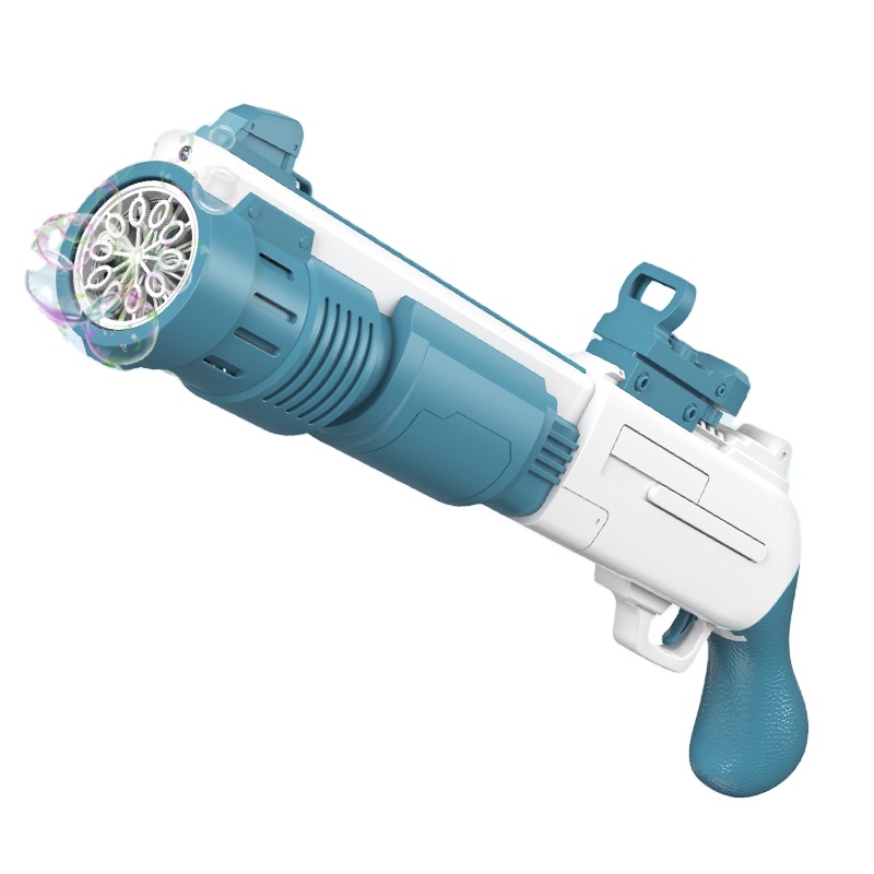 Новинка 2022 пузырьковый пистолет для винтовки электрическая пузырьковая машина с 10 отверстиями оптовая продажа стрельба пузырьками мальчиков и