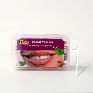 Daily Care Disposable Interdental Brushing Wire Oral Care Floss Picks for Gums Teeth Cleaning Dental Flosser