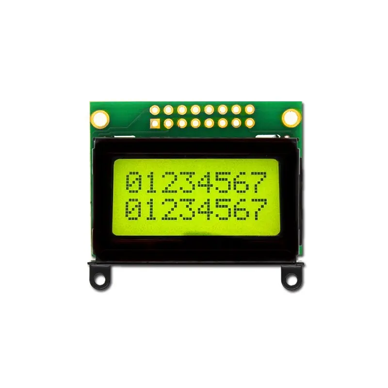0802 1601 1602 Lcd 2002 2004 4002 8X2 16X1 16X2 20X2 20X4 40X2 Monochrome Character Dot matrix Lcd Display Module