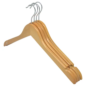 Wholesale adult baby organizer cloth coat clothes wood hanger rack hook pants wooden hangers for cloths in bulk