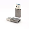 Adaptador USB A a C gris