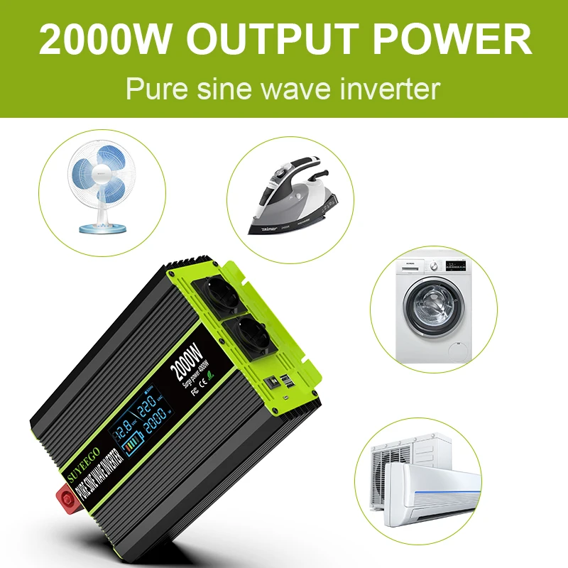 Suyeego Dc Inverter 1000w 2000w 3000w 4000w 5000w Off Grid High Frequency Pure Sine Wave 12v 0785