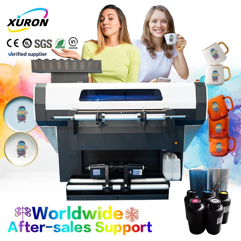 Xurong Fully Automatic 600mm Roll-to-Roll UV DTF Printer Multifunctional Unmatched Transfer Quality Engineered Leading