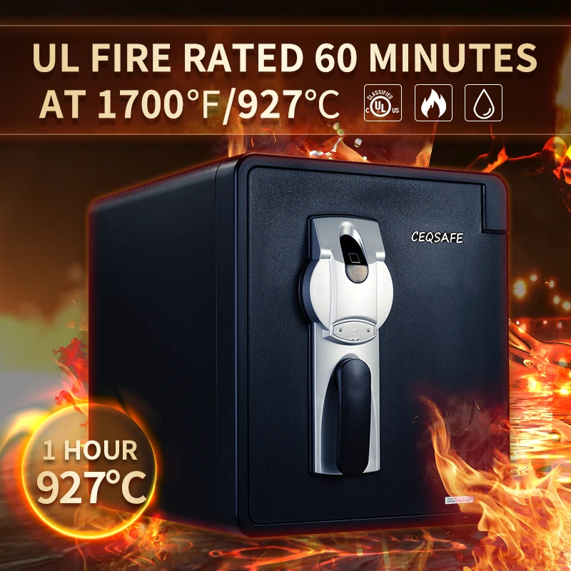 CEASAFE Waterproof Cabinet Electronic Digital Fingerprint Strongbox Cash Money Safe Box factory