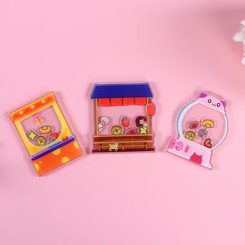 Quicksand Acrylic Shaker Cute Cartoon Anime Acrylic Shaker Charms Custom DIY Acrylic Shaker Keychain Keyring