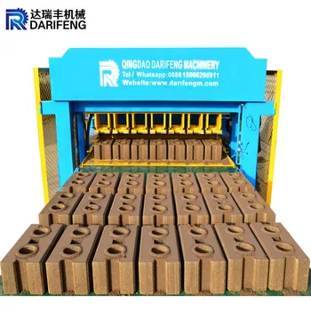 DF7-10 Automatic clay soil interlocking brick making machine press ecological bricks compressed earth blocks machines
