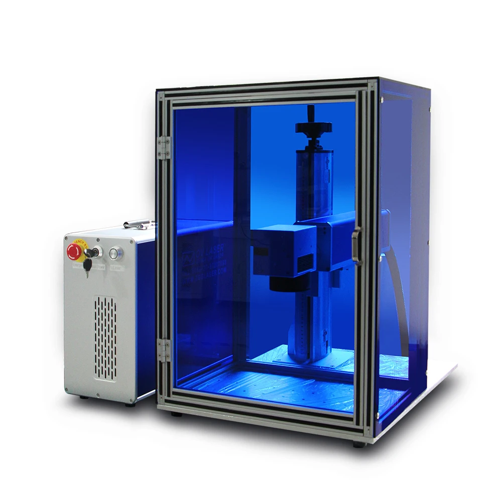 Split Type Laser Marking Machine with Safety Cover Enclosure for Laser Engraving Machine Fiber Laser Marker