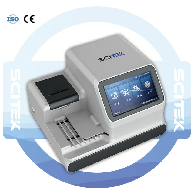 SCITEK Semi-auto Coagulation Analyzer 10000 test Result 4 Different Parameters Analysis in the Same Time Coagulation Analyzer