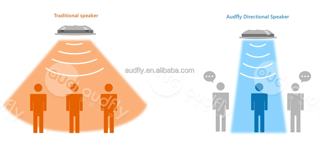 Super Audio Spotlight Directional Speaker System Parametric Speaker ...
