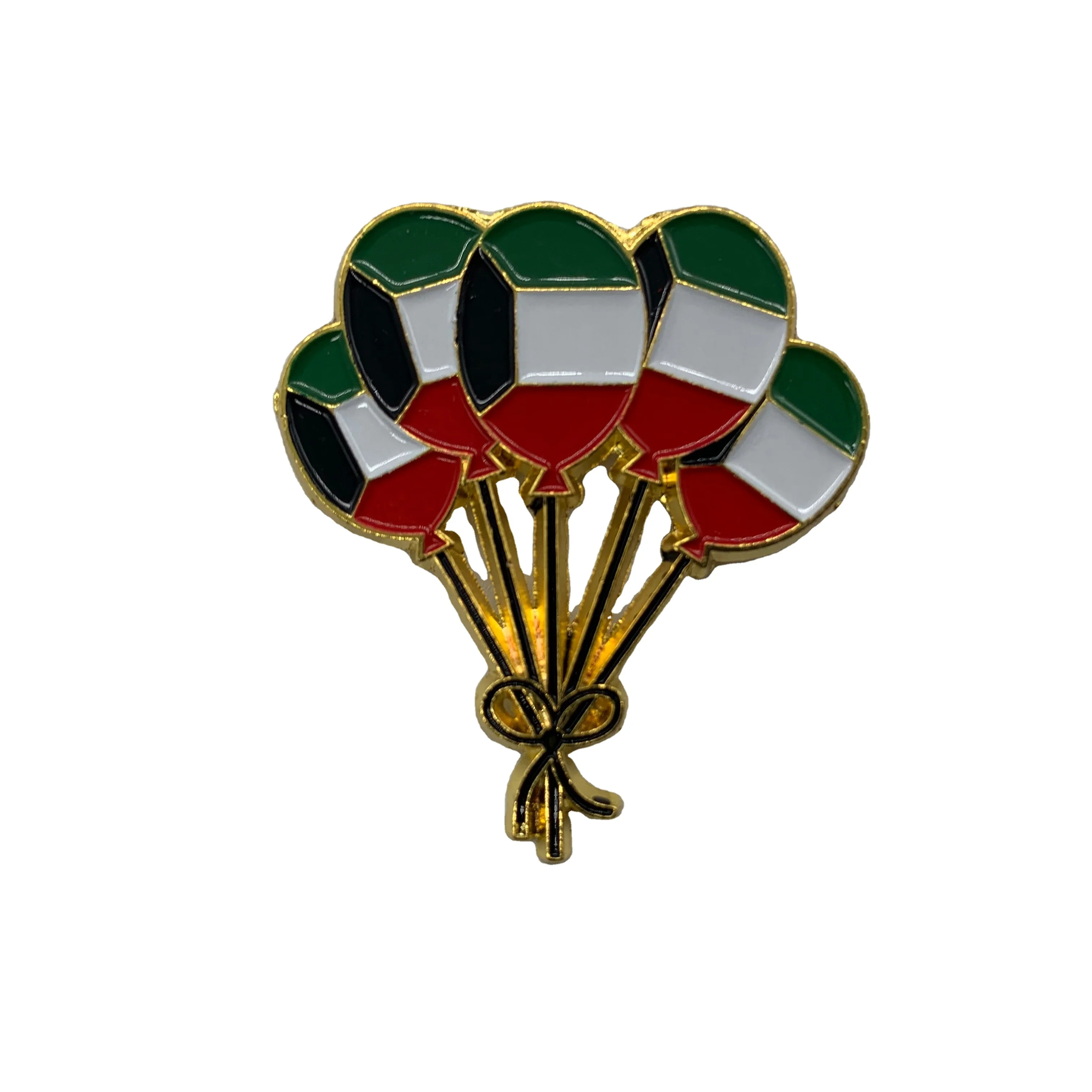 High Quality Kuwait Coat of Arms Hard Enamel Badge Metal Emblem