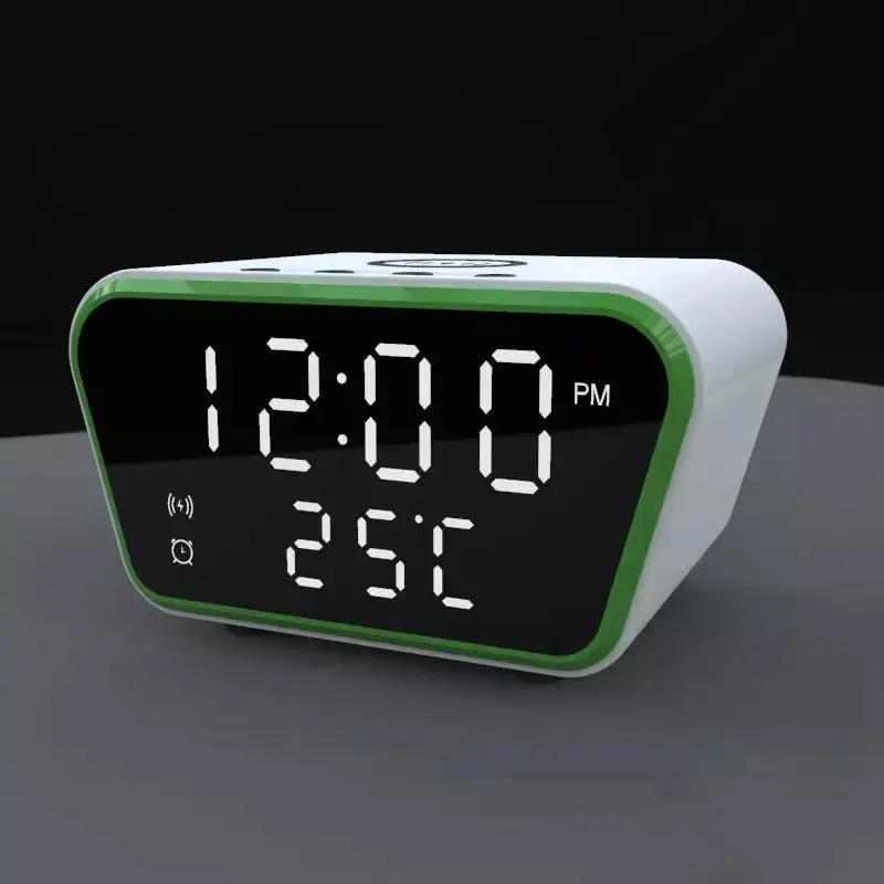 3 in 1 Fast Charger Multi Docking Station 3 in 1 for Phone Alarm Clock Wireless Charger 15W  Wireless Charging Station