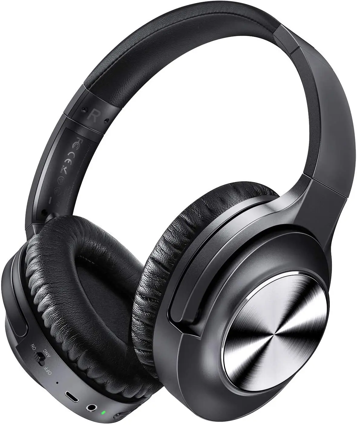 Cowin E11 Active Noise Cancelling Over-Ear Headphones Stainless Steel Headband