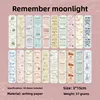 D Memoria de luz de luna-blanco