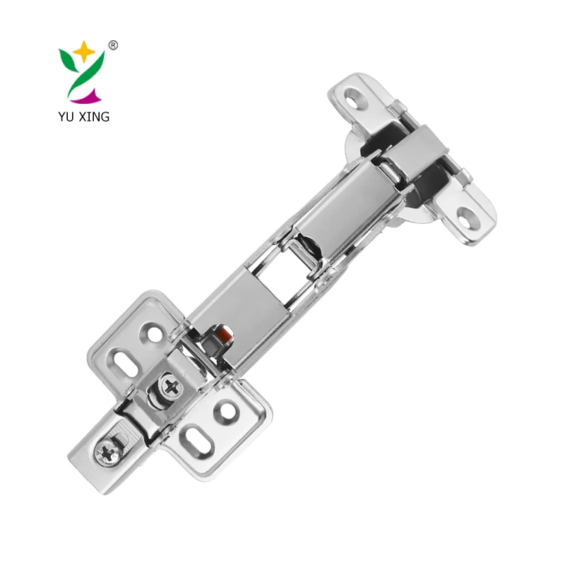 YUXING Adjustable Angle Soft Closing Hinge 165 Degree Angle Bisagras Para Muebles Furniture Hydraulic Cabinet Hinge