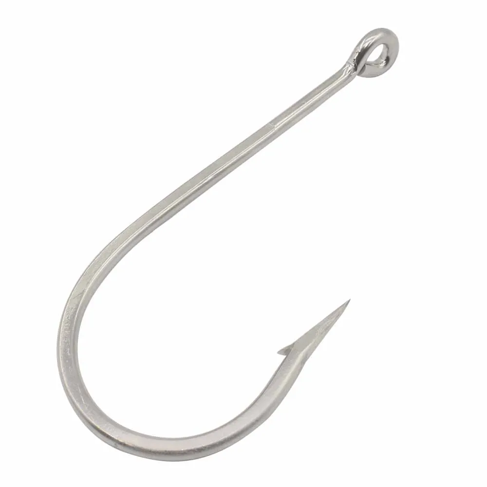 Bulk Wholesale 420 Stainless Steel Fishing Hooks - Extra Strong Shark & Alligator  Hooks for Ocean Boat Fishing Supplies