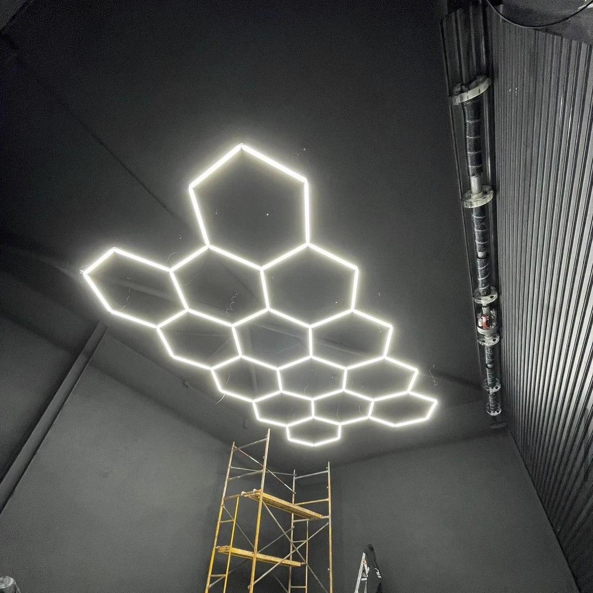 Led Garage Lights Hex Detailing Light Lighting Detailing Studio Lamp Outdoor Garage Workshop