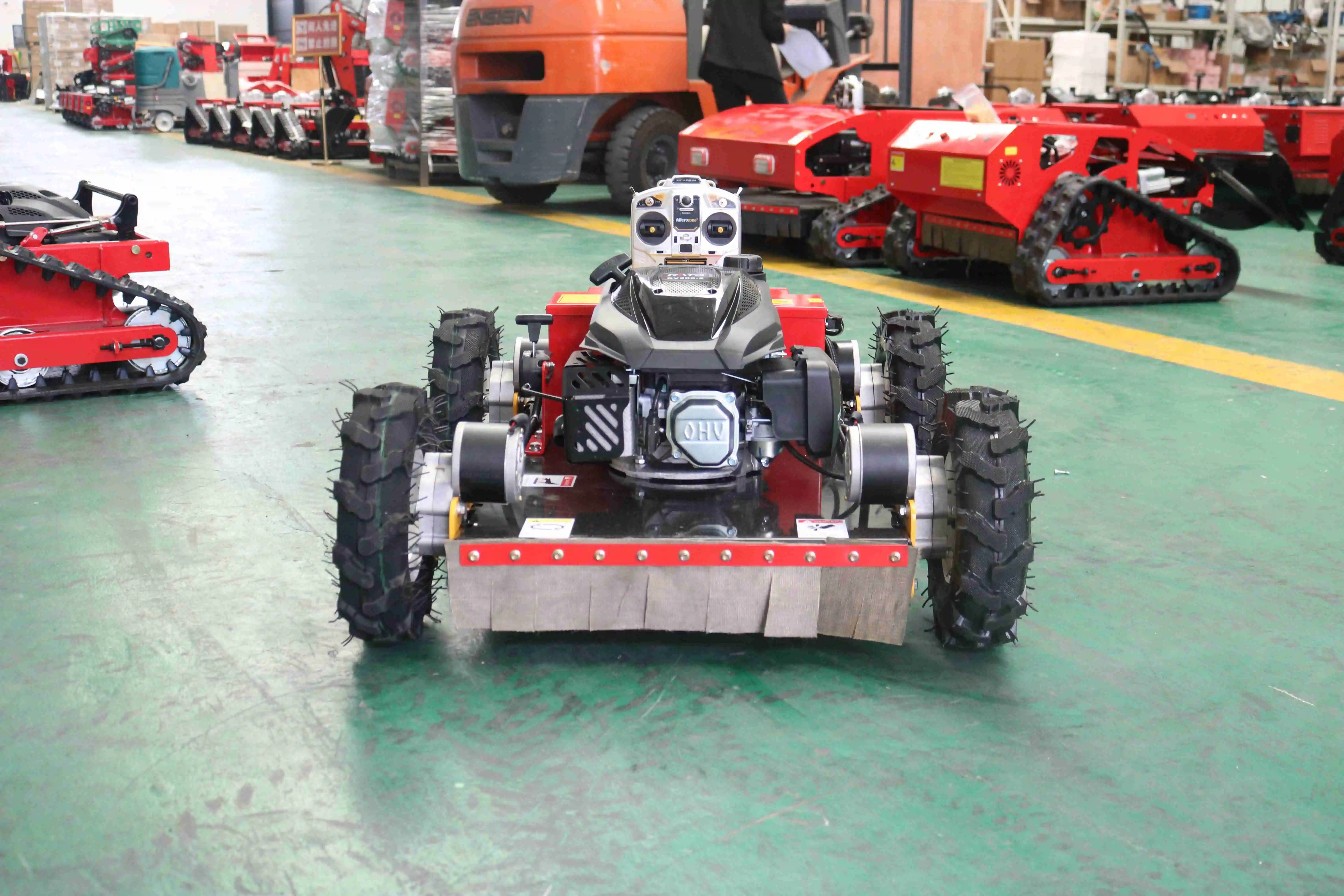 Remote Control Lawn-Mowers Grass Cutter for Slopes and Hills