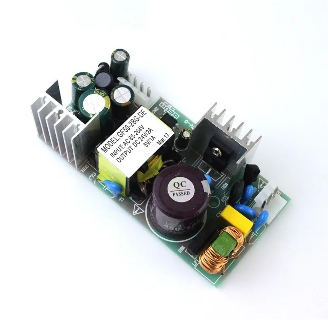 Smps With Metal Case 24v 2a/5v 1a 50w Dual Output Ac Dc Drone Motor ...