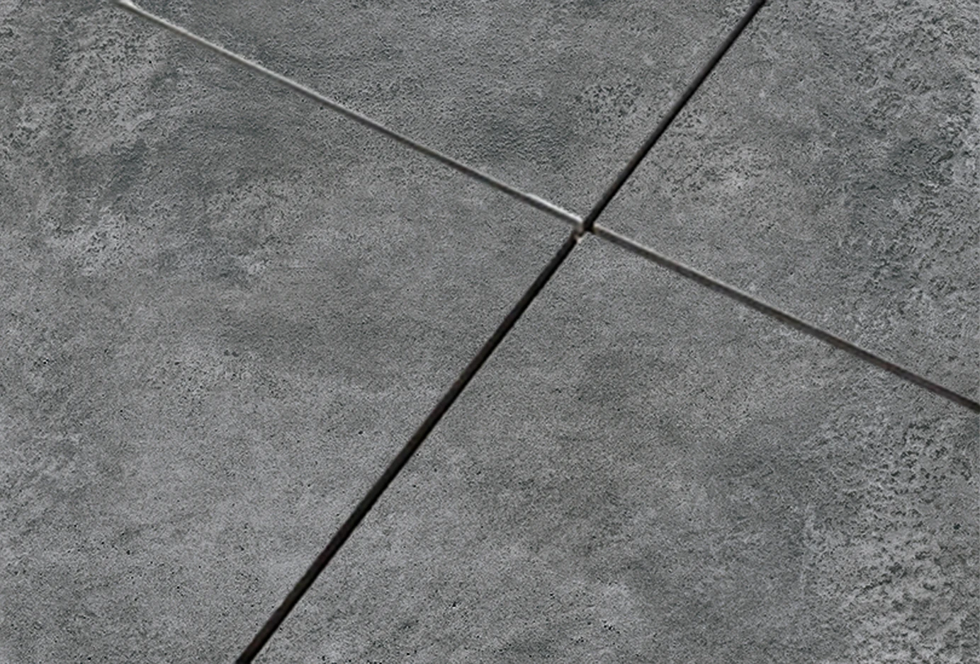 Non Slip Gray Colour Glazed Rustic Floor Tiles Bathroom Living Room Ceramic