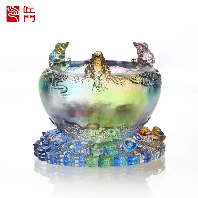 crystal glass decoration high-end gifts living room home desktop creative housewarming gifts Ethnic style gifts