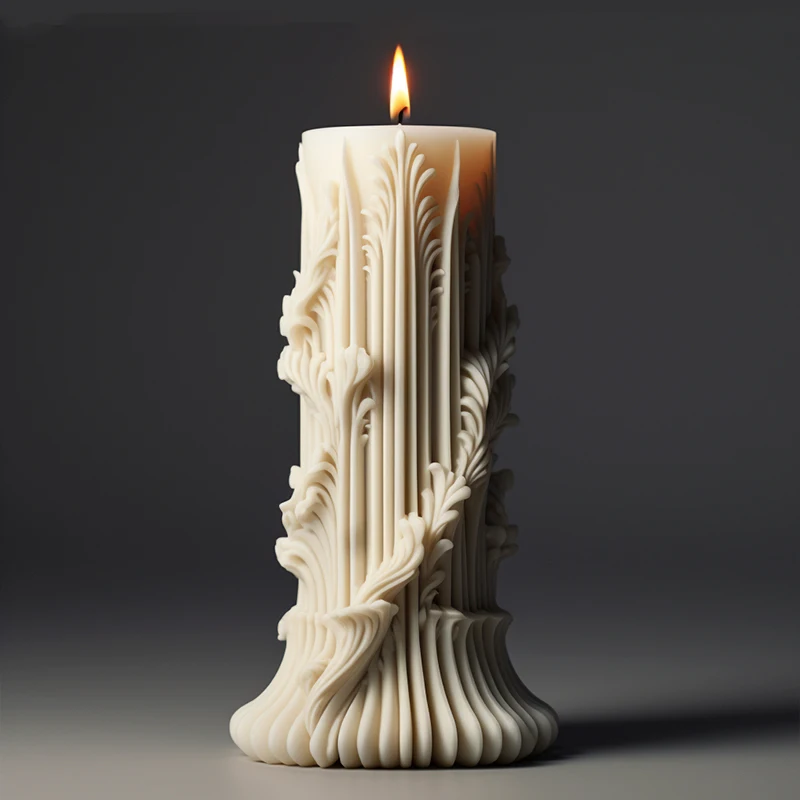 Dumo Pillar Candle Molds Custom Design Luxury Silicone Mould For Candle