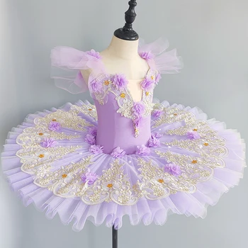 Vennystyle Custom Girls Ballet Tutu Skirts Performance Clothes for Children's Dance & Practice Belli Danc Costumes