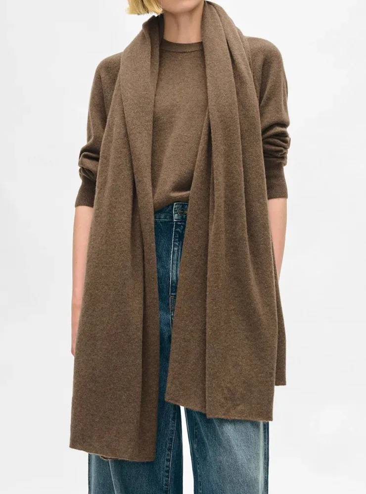 Comfortable and Soft Cashmere Shawl and Scarf for Women Long Style for Autumn and Winter Warmth