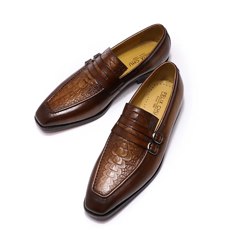 Italian Design Handmade Slip on Male Wedding Party Shoes Pointed Toe Penny Loafers