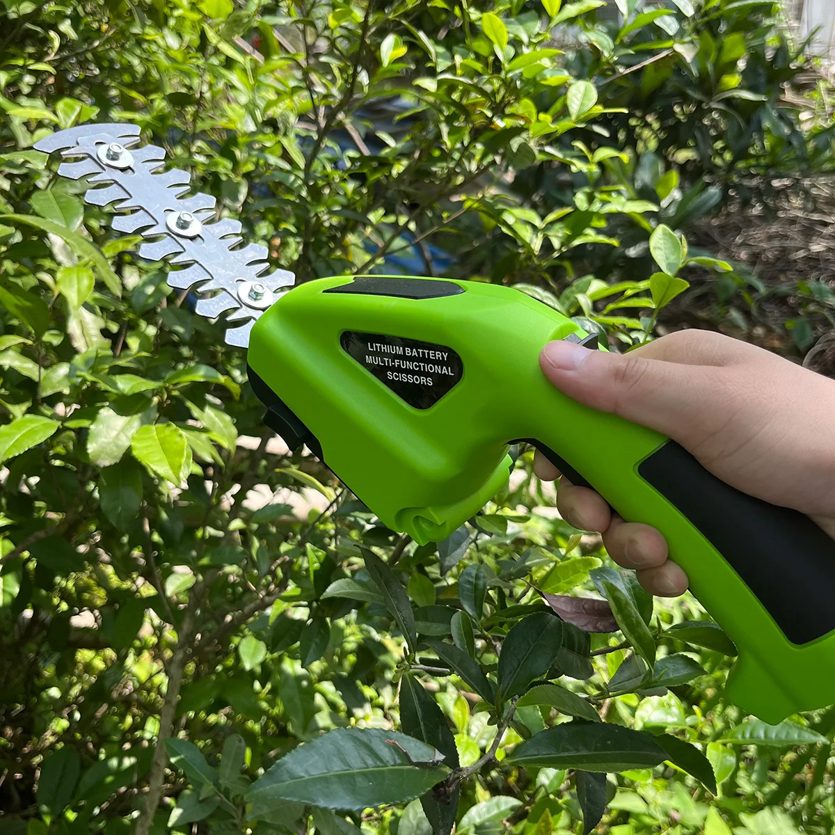 HILDA 電動草刈り機 2in1 バッテリー充電式剪定鋏 ヘッジャー 剪定ばさ