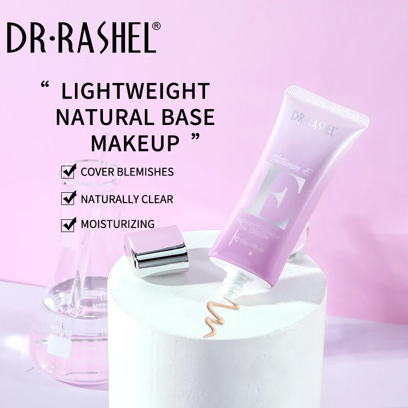 DR RASHEL Brightening Oil Control Perfect Cover Concealer Foundation Vitamin E BB Cream