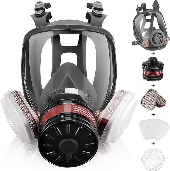 Портативное электрическое устройство подачи воздуха аккумуляторная батарея 6200 респиратор противогаз