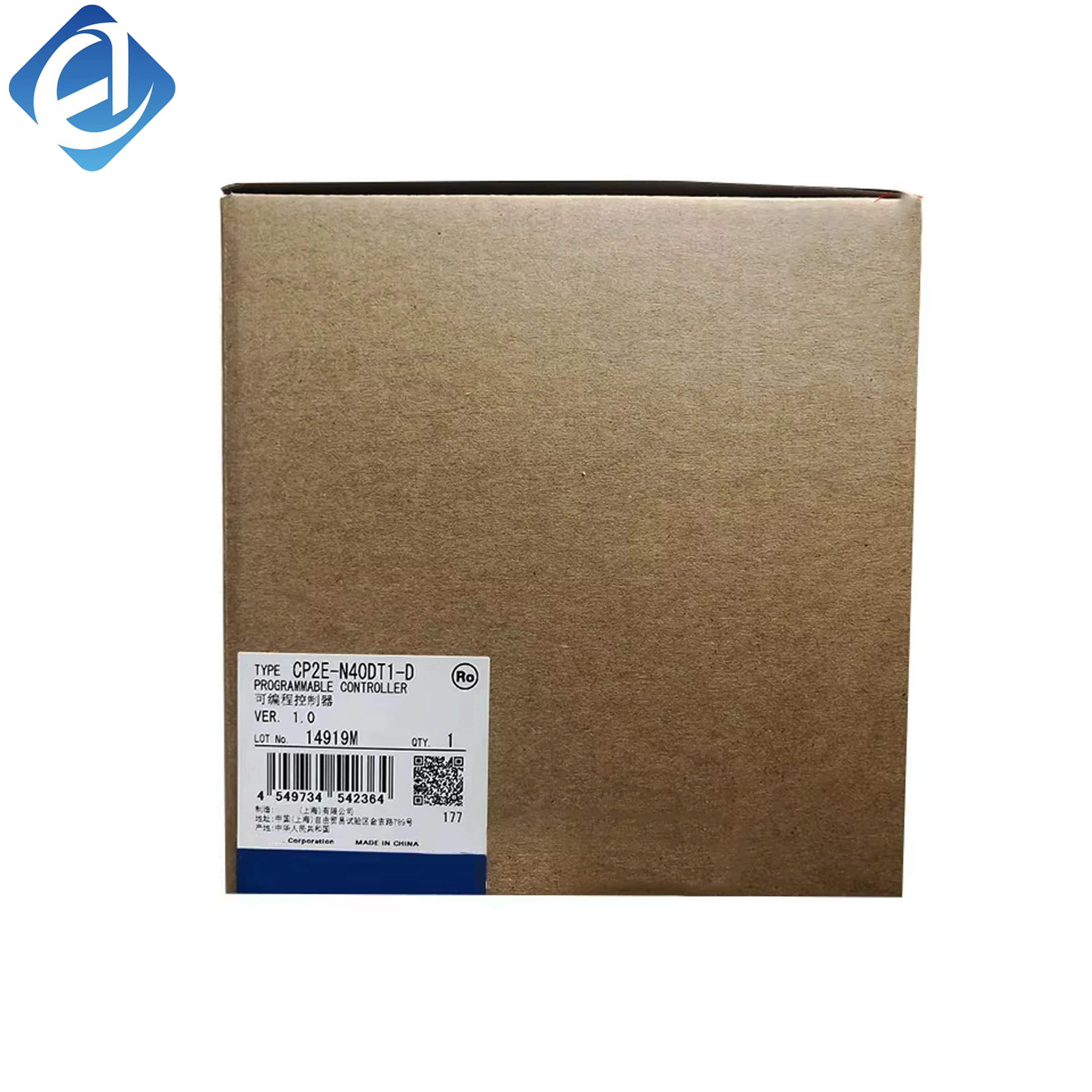 Nieuwe, originele Omron CP2E-serie compacte PLC. 40 I/O-punten, transistoruitgang, gelijkstroomvoeding, stabiele logische werking en sterke anti-interferentieprestaties. Met handige programmeerfunctie, veelgebruikt in kleine mechanische besturingen, transportbanden