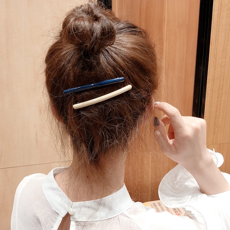 ヘアークロークリップ ソリッドカラーの弓ビッググラブクリップ