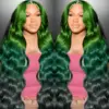 Colore Verde Smeraldo Ombre