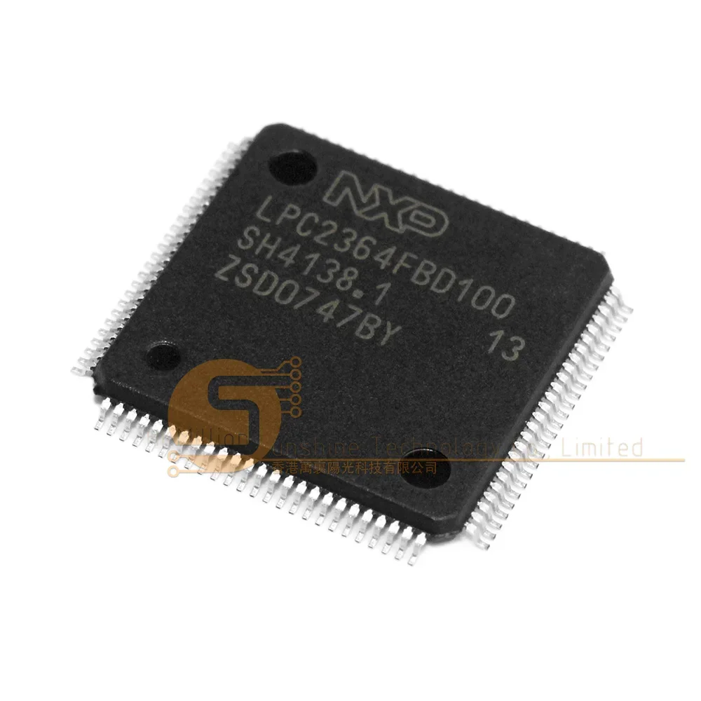LPC2364FBD100 LQFP-100 ARM7 MCU para automatización industrial y sistemas embebidos