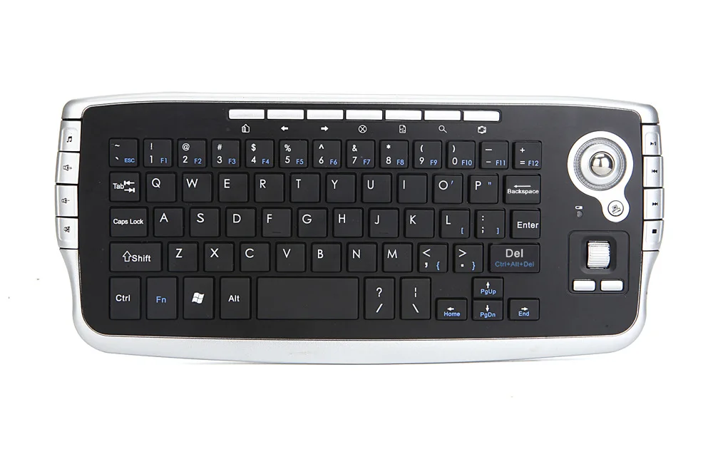 Trackball Keyboard ワイヤレス Ergonomic Portable Wireless Trackball Keyboard for Laptop & PC