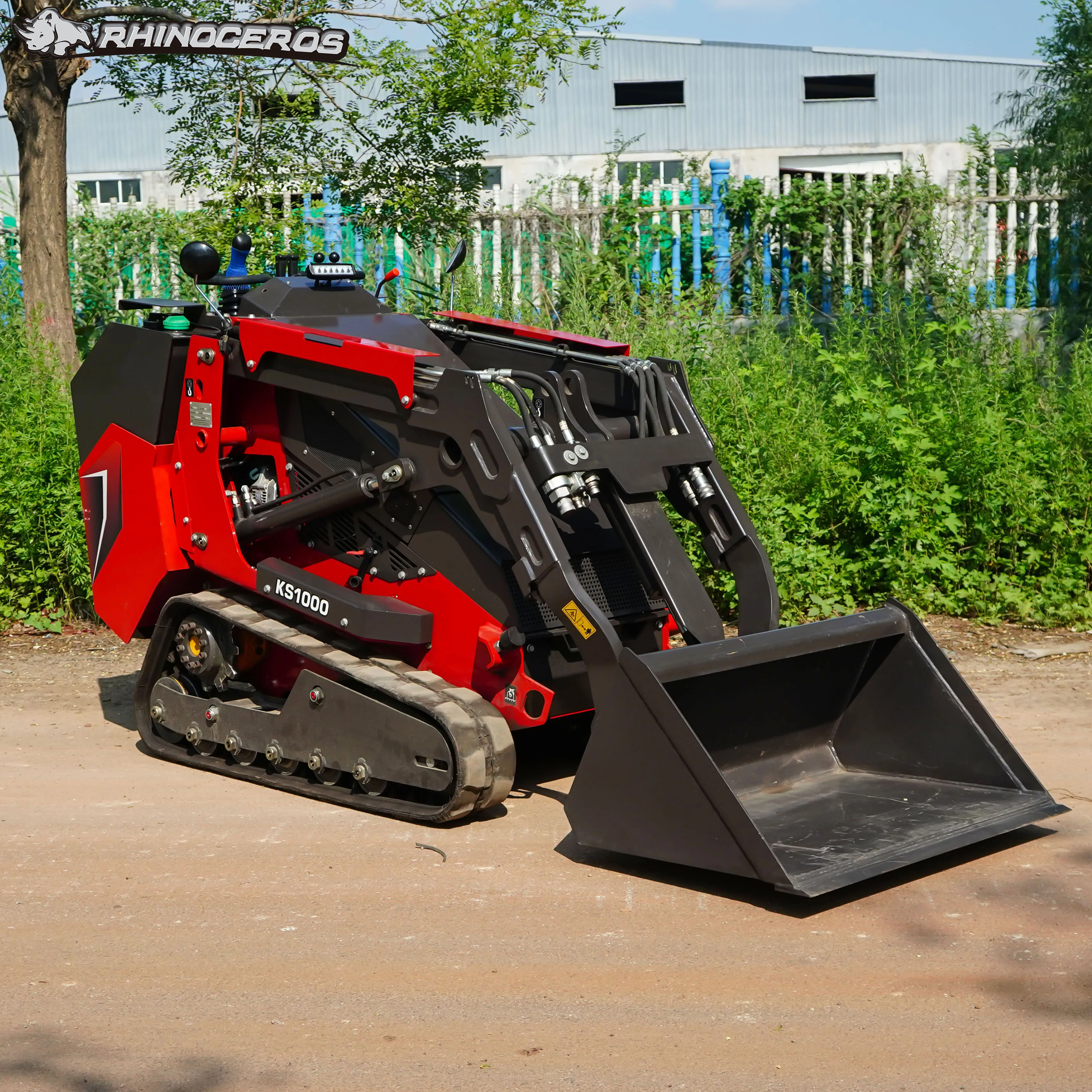 RHINOCEROS Skid Steer Loader Compact Construction Machine Skid Steer Attachments Mini Skid Steer Loader New