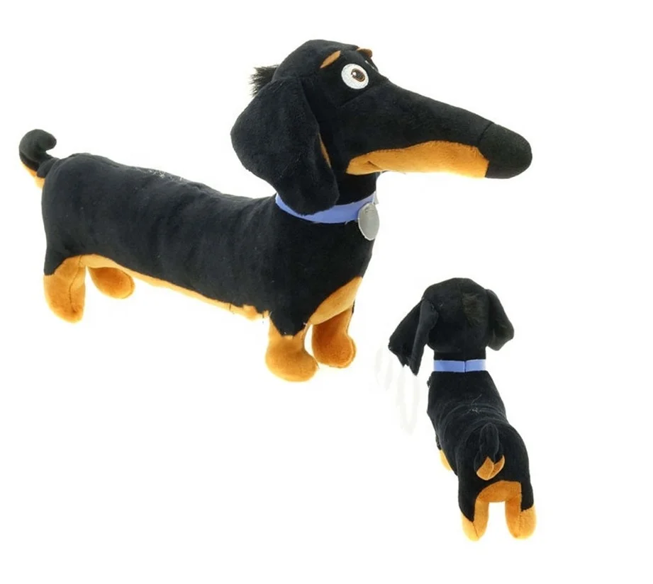 giocattoli farciti cane 18*10 roba nuovo caldo cartone animato bassotto  simpatici giocattoli di peluche bambino nero regalo di compleanno per  bambini cane