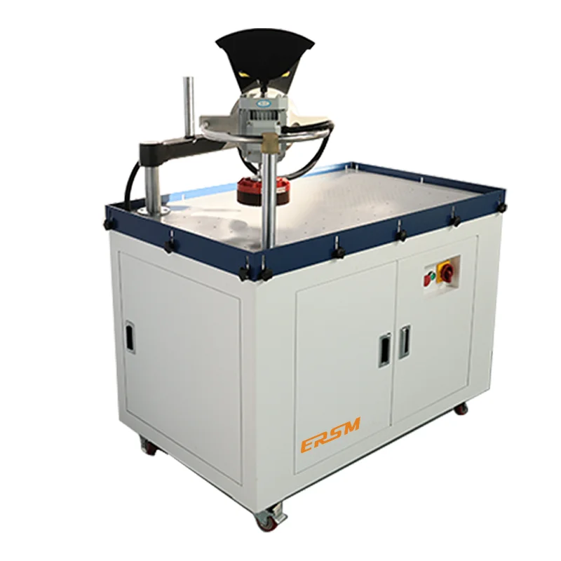 Deburring Machine With Edge Rounding Small Stainless Steel  Two Grinding Heads Sheet Metal Sheet Manual Grinding  Machine