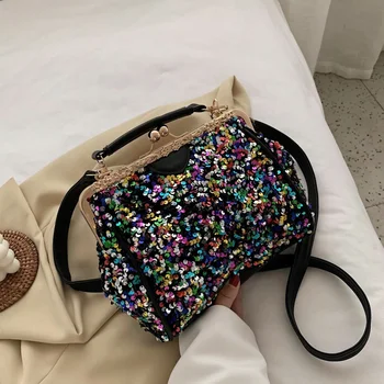 Wholesale Hot Selling Ladies Party Handbags Super Shiny Glitter Fancy Black  Pink White Purse Cheap Price Elegant Wedding Dating Hand Bags From  m.