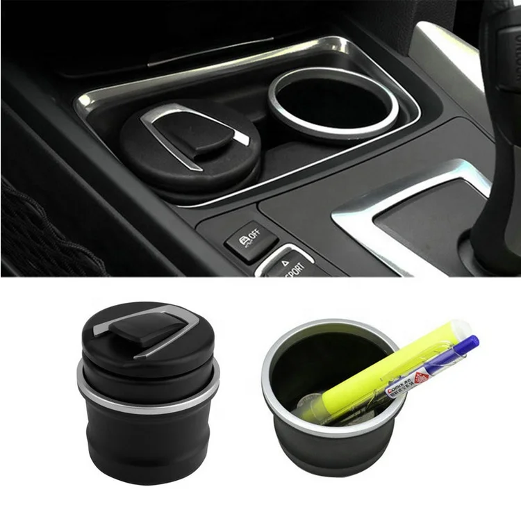 Car Ashtray Led Cigarette Automotive Multifunction Durablecar Ashtray Storage Cup For Bmw - Buy Car Ash Tray Ashtray Storage Cup Led,Cup Holder Ashtrays,Car Ashtray With Led Lights Product on